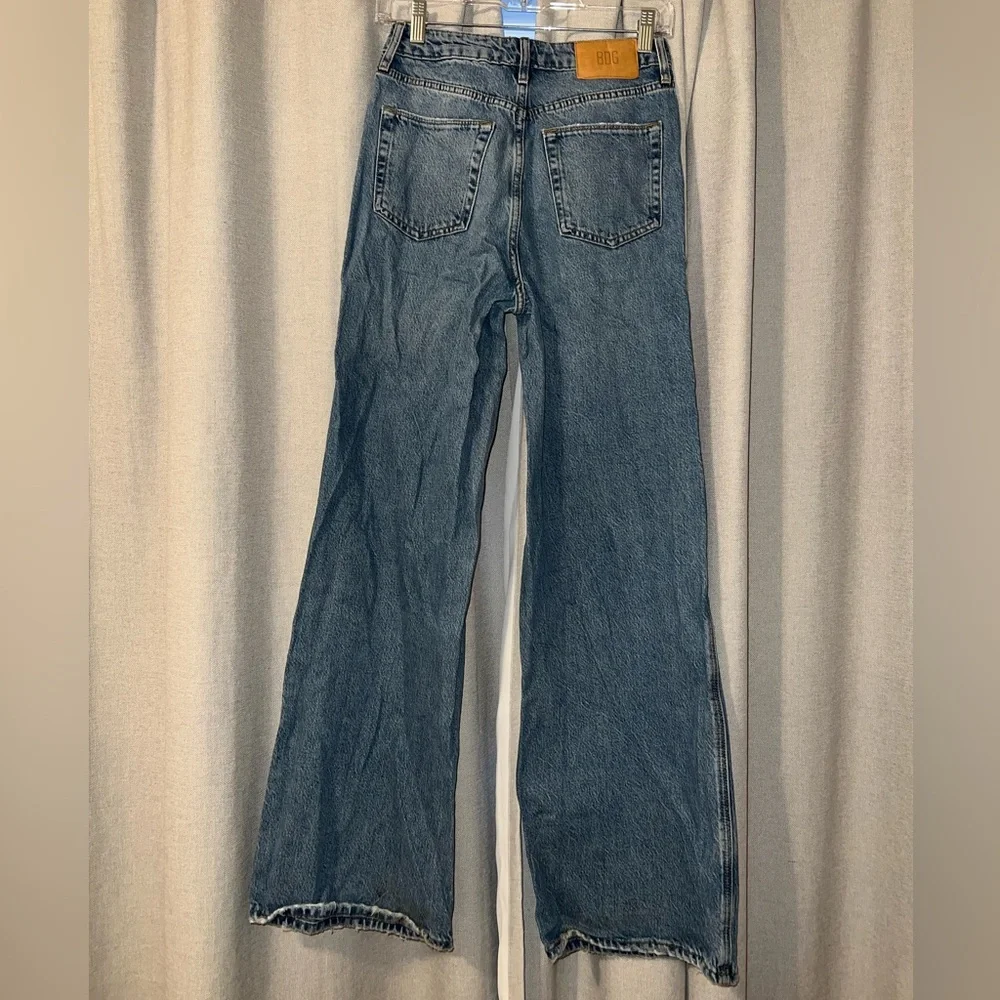 BDG Women's Distressed Blue Jean - Picture 2 of 2